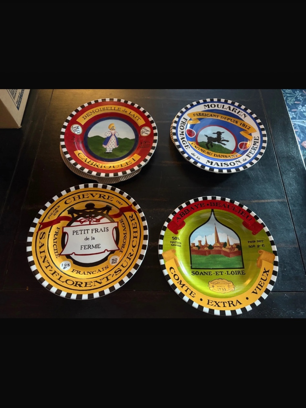 American Atelier Brie Collection Plates